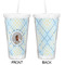 Baby Boy Photo Double Wall Tumbler with Straw - Approval
