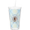 Baby Boy Photo Double Wall Tumbler with Straw (Personalized)