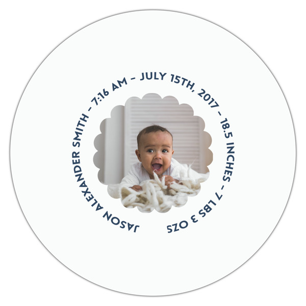 Baby Boy Photo Drink Topper - Large - Single