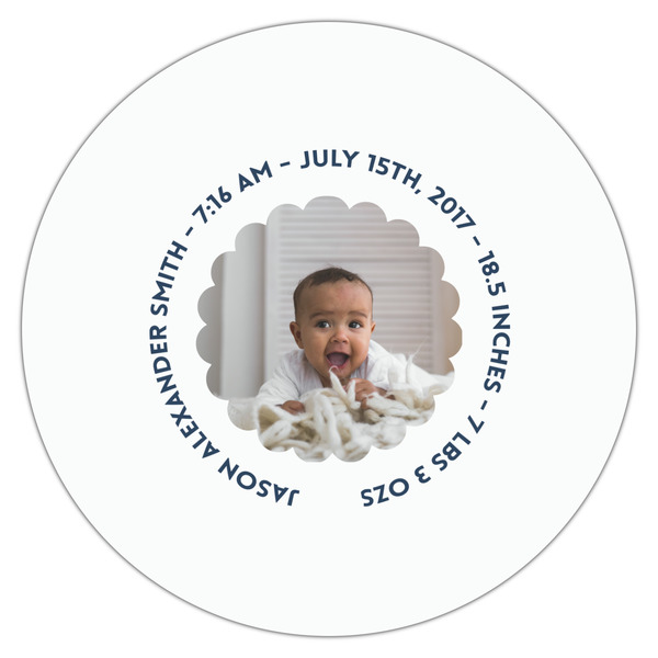 Baby Boy Photo Drink Topper - XLarge - Single