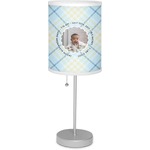 Baby Boy Photo Lamp with Drum Shade