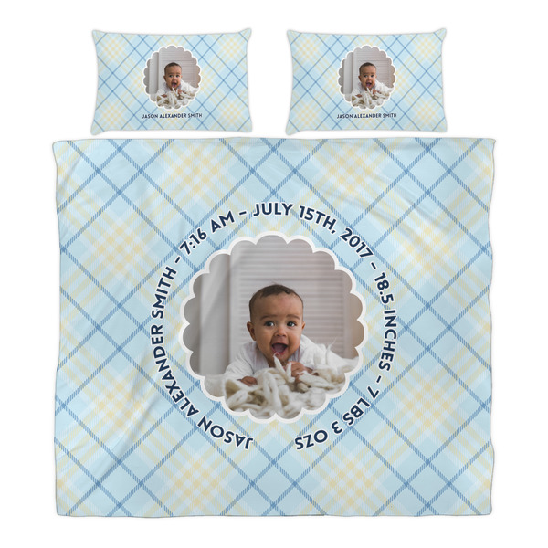 Baby Boy Photo Duvet Cover Set - King - Alt Approval