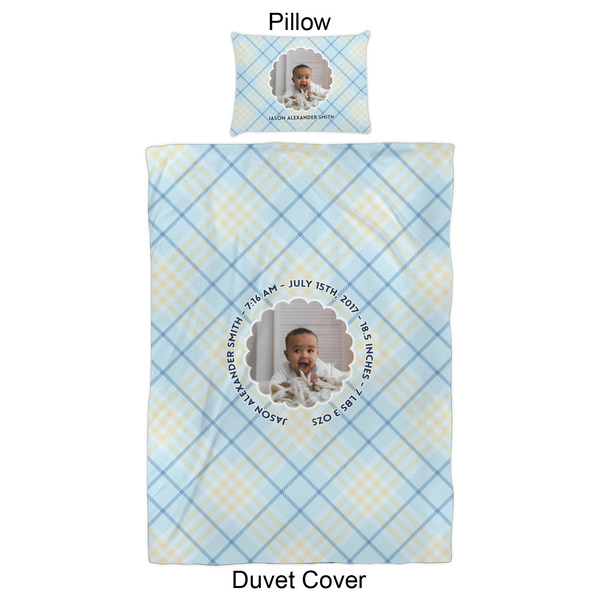 Baby Boy Photo Duvet Cover Set - Twin XL - Approval