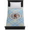 Baby Boy Photo Duvet Cover - Twin - On Bed - No Prop