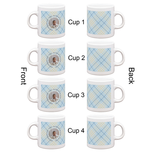 Baby Boy Photo Espresso Cup Set of 4 - Apvl