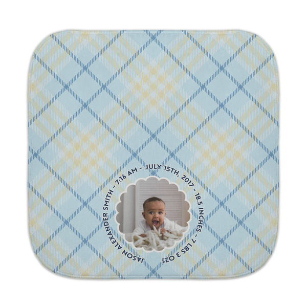 Custom Baby Boy Photo Face Towel (Personalized)