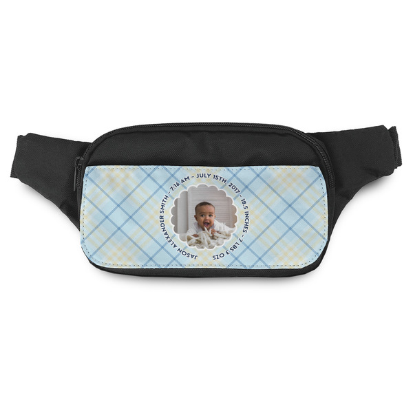 Custom Baby Boy Photo Fanny Pack - Modern Style