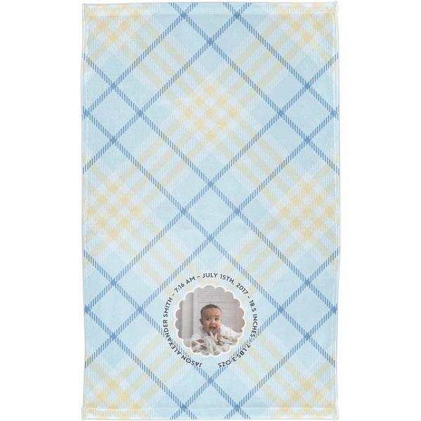 Baby Boy Photo Finger Tip Towel - Full View
