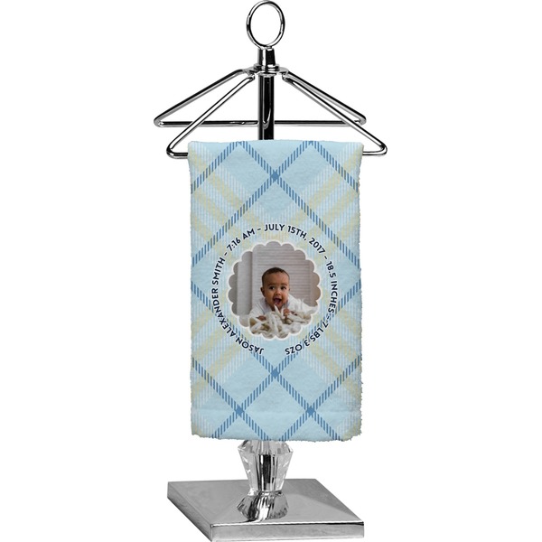 Custom Baby Boy Photo Finger Tip Towel - Full Print (Personalized)
