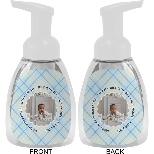 Baby Boy Photo Foam Soap Bottle Approval - White