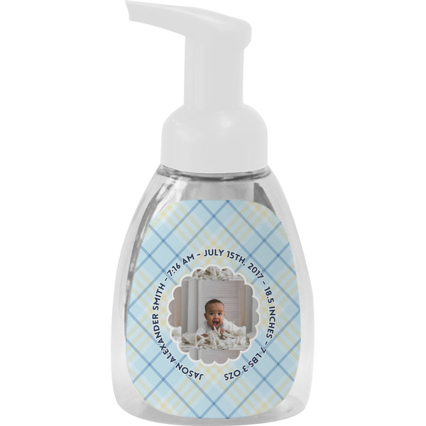 Custom Baby Boy Photo Foam Soap Bottle