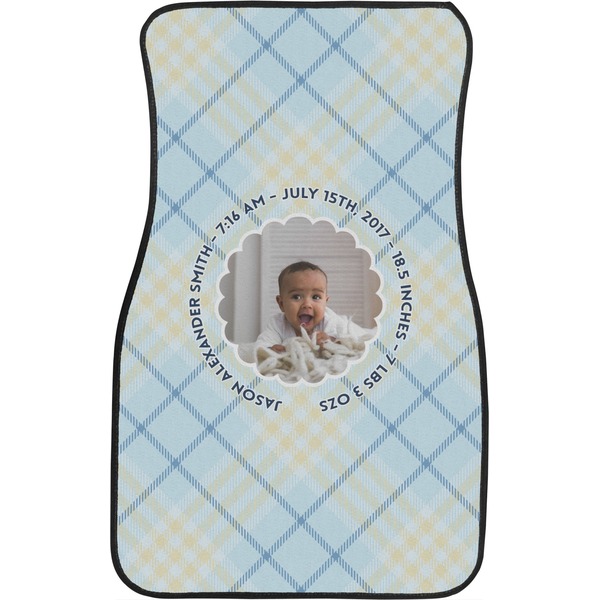 Baby Boy Photo Front Seat Car Mat