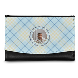 Baby Boy Photo Genuine Leather Women's Wallet - Small