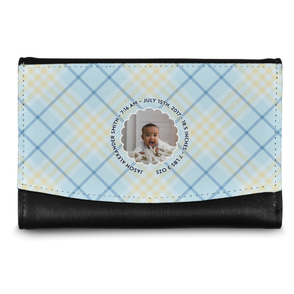 Custom Baby Boy Photo Genuine Leather Women's Wallet - Small