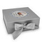 Baby Boy Photo Gift Boxes with Magnetic Lid - Silver - Front