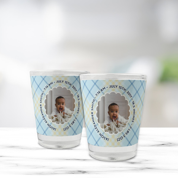 Baby Boy Photo Glass Shot Glass - Standard - LIFESTYLE