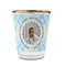 Baby Boy Photo Glass Shot Glass - With gold rim - FRONT