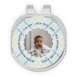 Baby Boy Photo Golf Ball Marker - Hat Clip - Silver