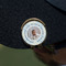 Baby Boy Photo Golf Ball Marker Hat Clip - Gold - On Hat