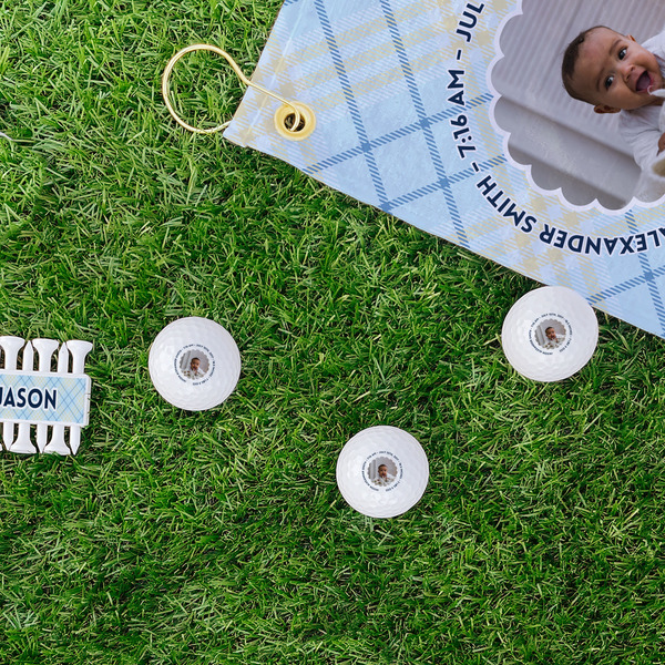 Baby Boy Photo Golf Balls - Generic - Set of 3 - LIFESTYLE