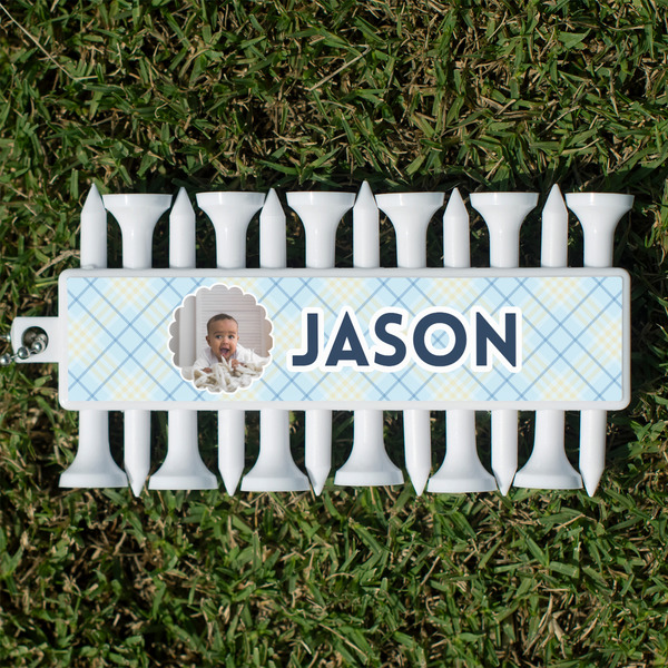 Custom Baby Boy Photo Golf Tees & Ball Markers Set
