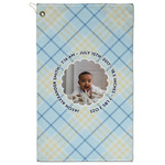 Baby Boy Photo Golf Towel - Poly-Cotton Blend