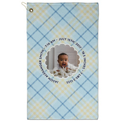 Baby Boy Photo Golf Towel - Poly-Cotton Blend - Large