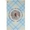 Baby Boy Photo Golf Towel (Personalized) - APPROVAL (Small Full Print)