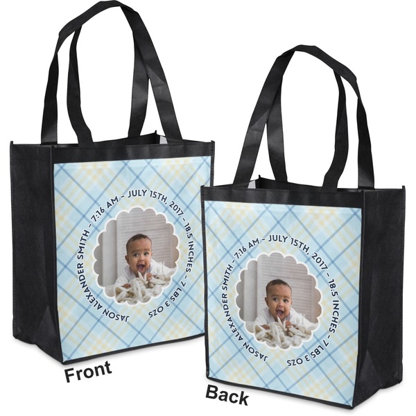 Baby Boy Photo Grocery Bag - Apvl