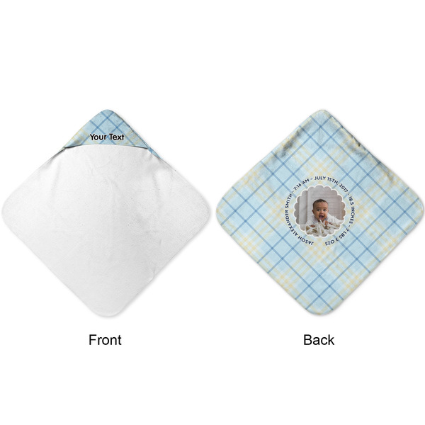 Baby Boy Photo Hooded Baby Towel- Approval