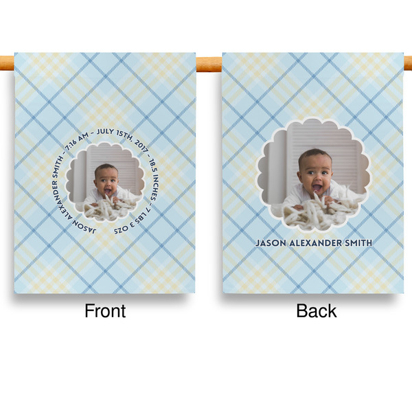 Baby Boy Photo House Flags - Double Sided - APPROVAL
