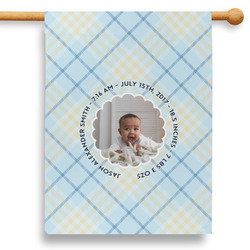 Baby Boy Photo 28" House Flag