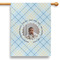 Baby Boy Photo 28" House Flag - Single Sided