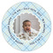 Baby Boy Photo Icing Circle - Large - Single