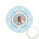Baby Boy Photo Printed Cookie Topper - 1.25"