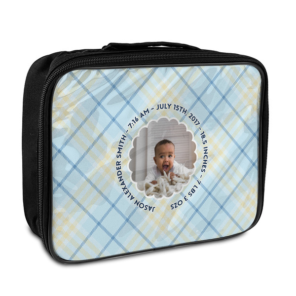 Custom Baby Boy Photo Insulated Lunch Bag (Personalized)