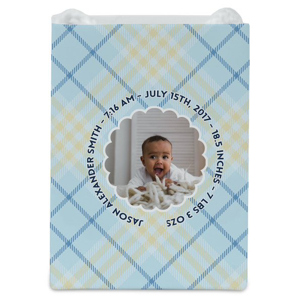 Baby Boy Photo Jewelry Gift Bag - Gloss - Front