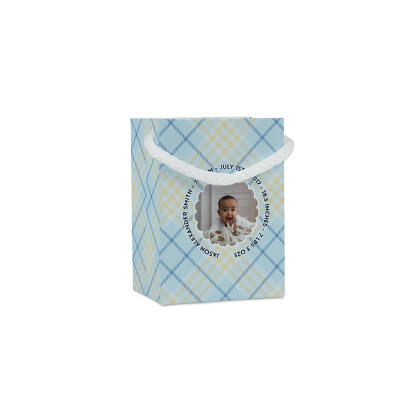 Custom Baby Boy Photo Jewelry Gift Bags
