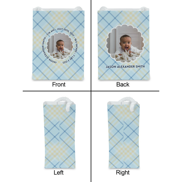Baby Boy Photo Jewelry Gift Bag - Matte - Approval