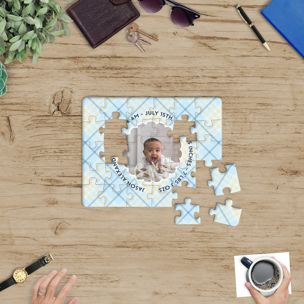 Baby Boy Photo Jigsaw Puzzle 30 Piece - In Context
