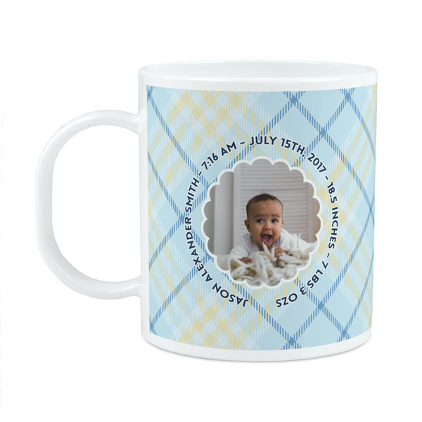 Custom Baby Boy Photo Plastic Kids Mug (Personalized)