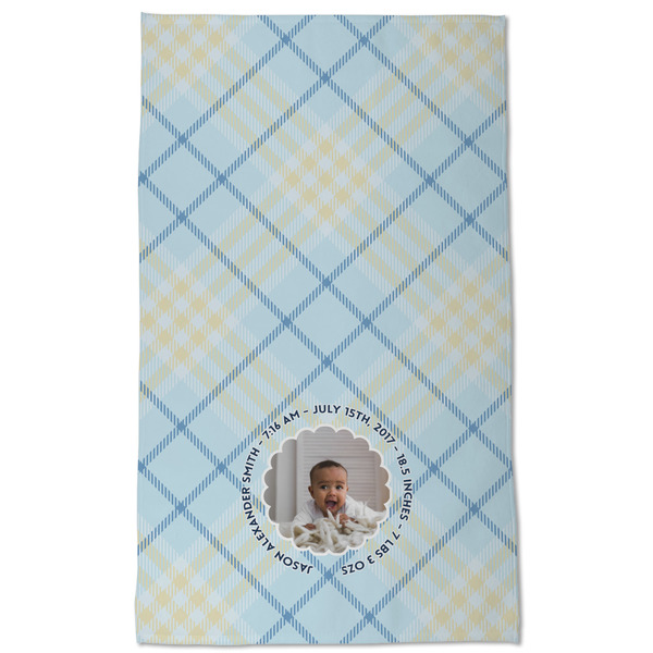 Baby Boy Photo Kitchen Towel - Poly Cotton - Full Front