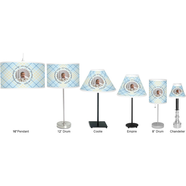 Baby Boy Photo Lamp Full View Size Comparison