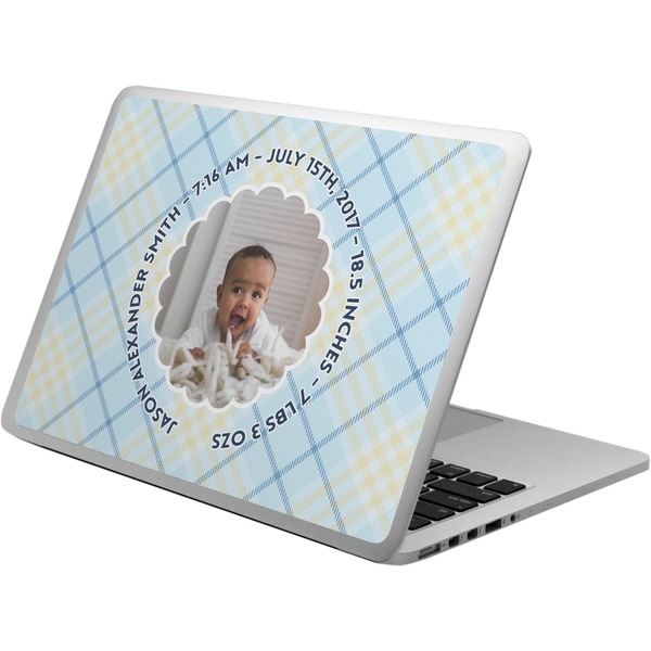 Custom Baby Boy Photo Laptop Skin - Custom Sized (Personalized)