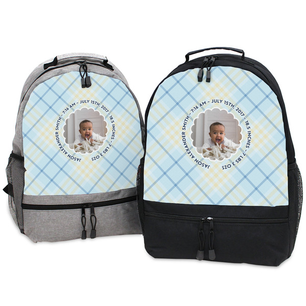 Baby Boy Photo Large Backpacks - Both