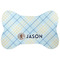 Baby Boy Photo Bone Shaped Dog Food Mat (Personalized)