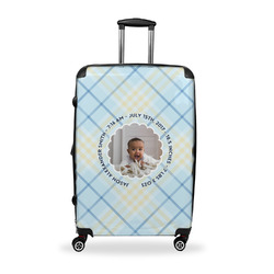Baby Boy Photo Suitcase - 28" Large - Checked