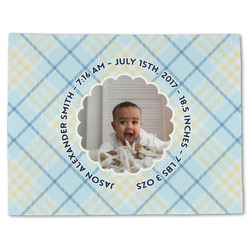 Baby Boy Photo Single-Sided Linen Placemat - Single