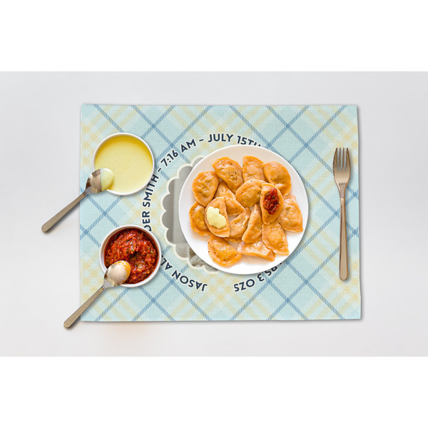 Baby Boy Photo Linen Placemat - Lifestyle (single)