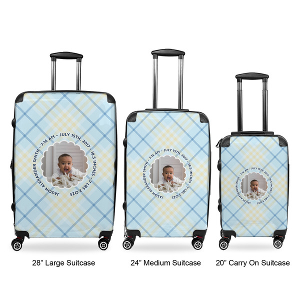 Baby Boy Photo Luggage Bags all sizes - With Handle